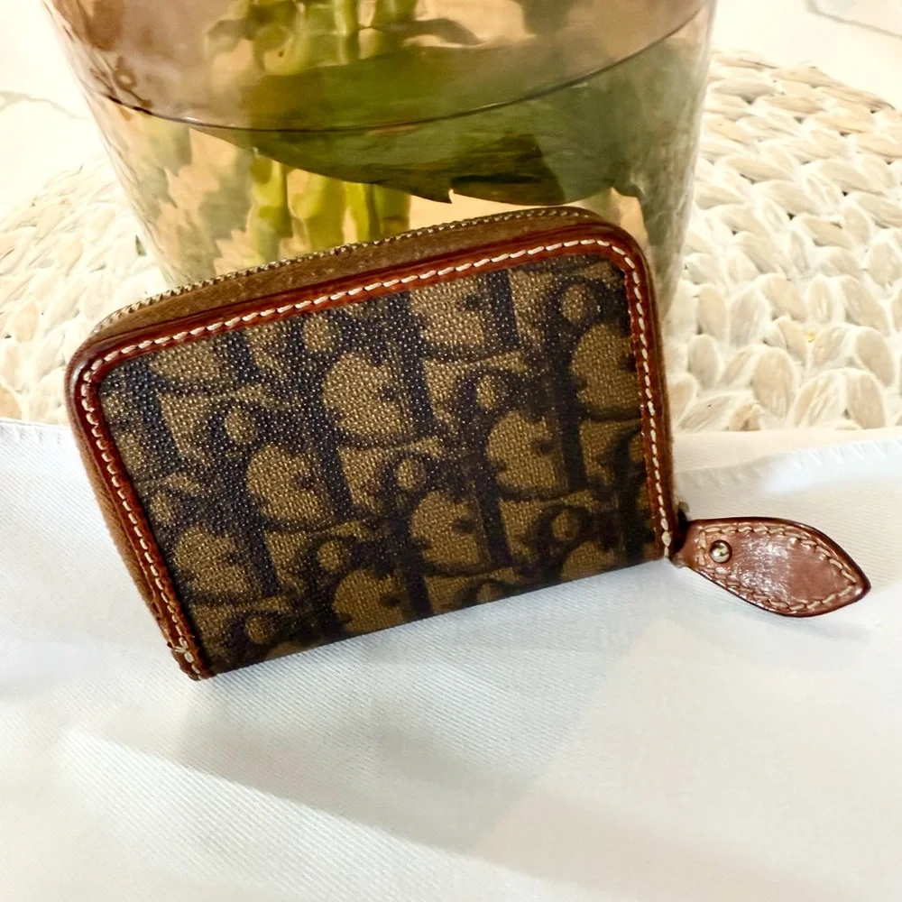 Dior Brown and Tan Heart Charm Wallet - ⭐️AuThEniC - Picture 4 of 5